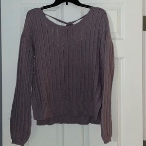 American Eagle Purple Sweater